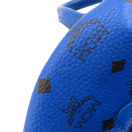 MCM Backpack PVC blue logo