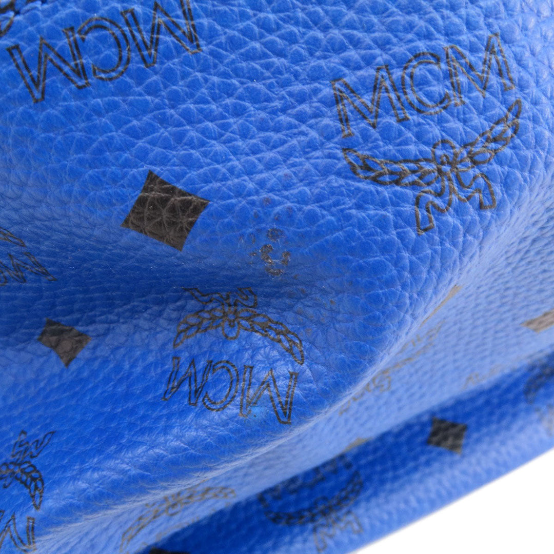 MCM Backpack PVC blue logo