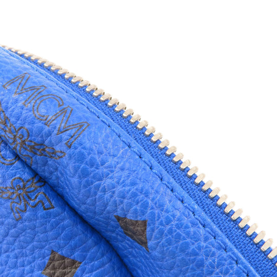 MCM Backpack PVC blue logo