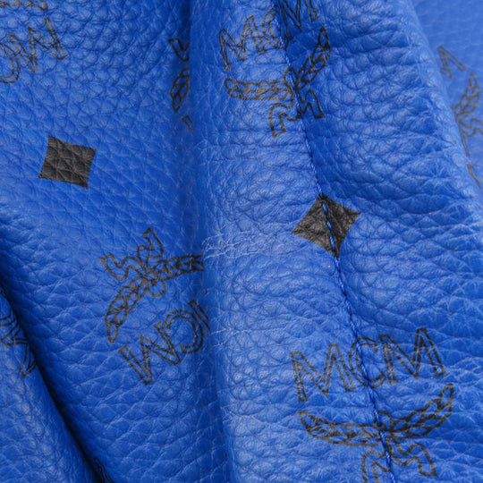 MCM Backpack PVC blue logo
