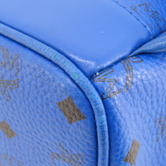 MCM Backpack PVC blue logo