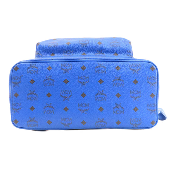 MCM Backpack PVC blue logo