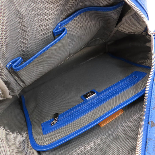 MCM Backpack PVC blue logo