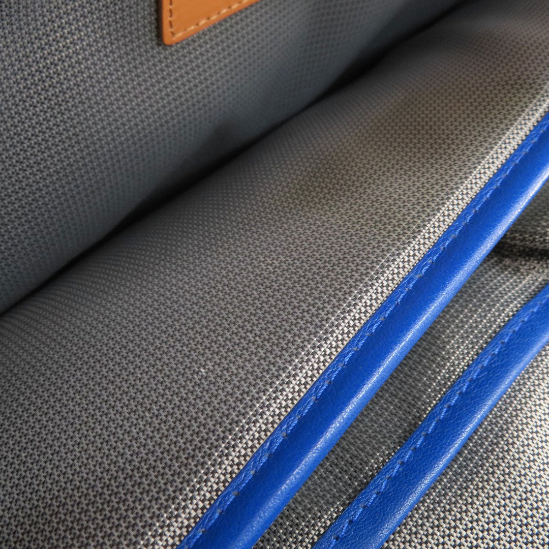 MCM Backpack PVC blue logo