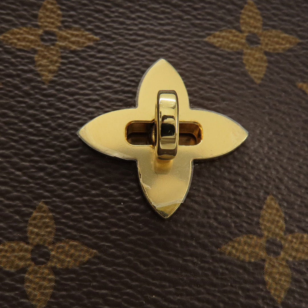 LOUIS VUITTON Tote Bag M43550 Monogram canvas Brown Flower Tote Monogram