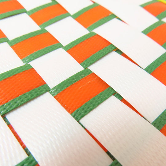 MARNI Tote Bag PVC yellow logo Women Used Authentic