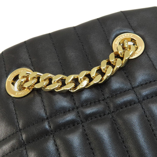 BURBERRY Backpack Calfskin black roller