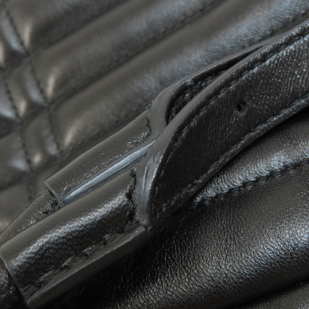 BURBERRY Backpack Calfskin black roller