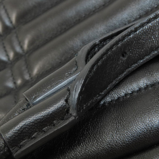 BURBERRY Backpack Calfskin black roller