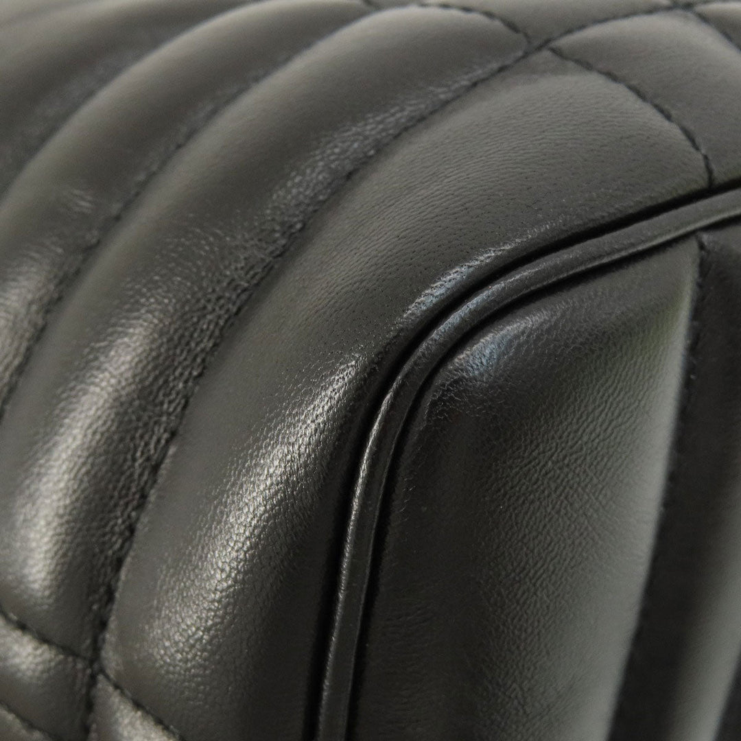 BURBERRY Backpack Calfskin black roller