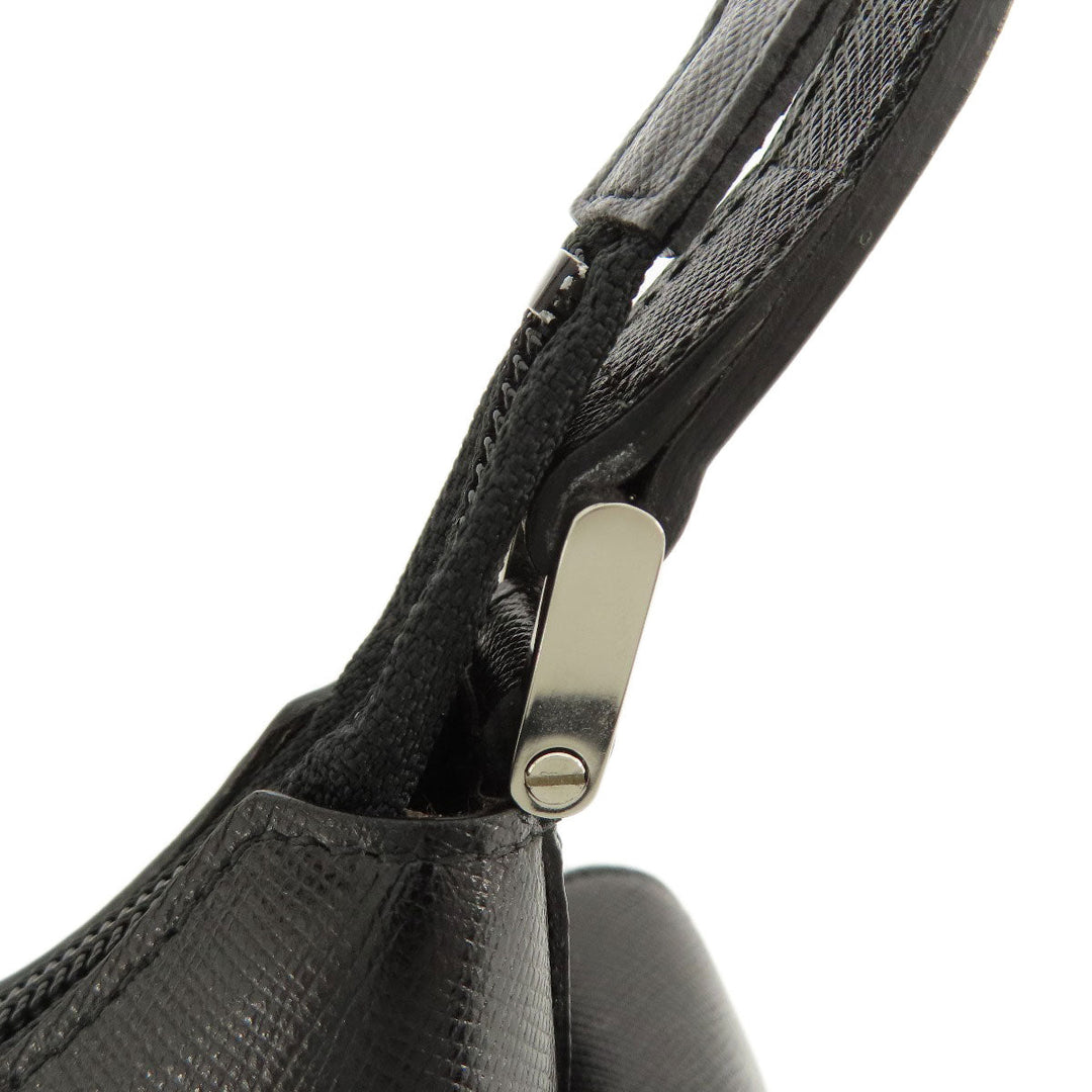 BURBERRY Handbag PVC beige logo one belt Women Used Authentic