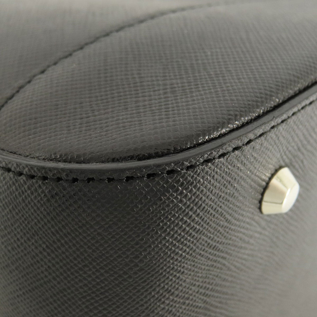 BURBERRY Handbag PVC beige logo one belt Women Used Authentic