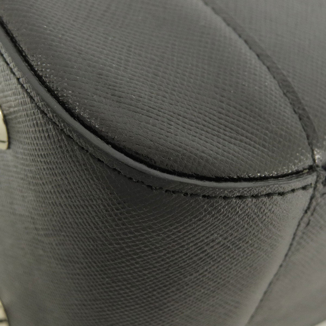 BURBERRY Handbag PVC beige logo one belt Women Used Authentic