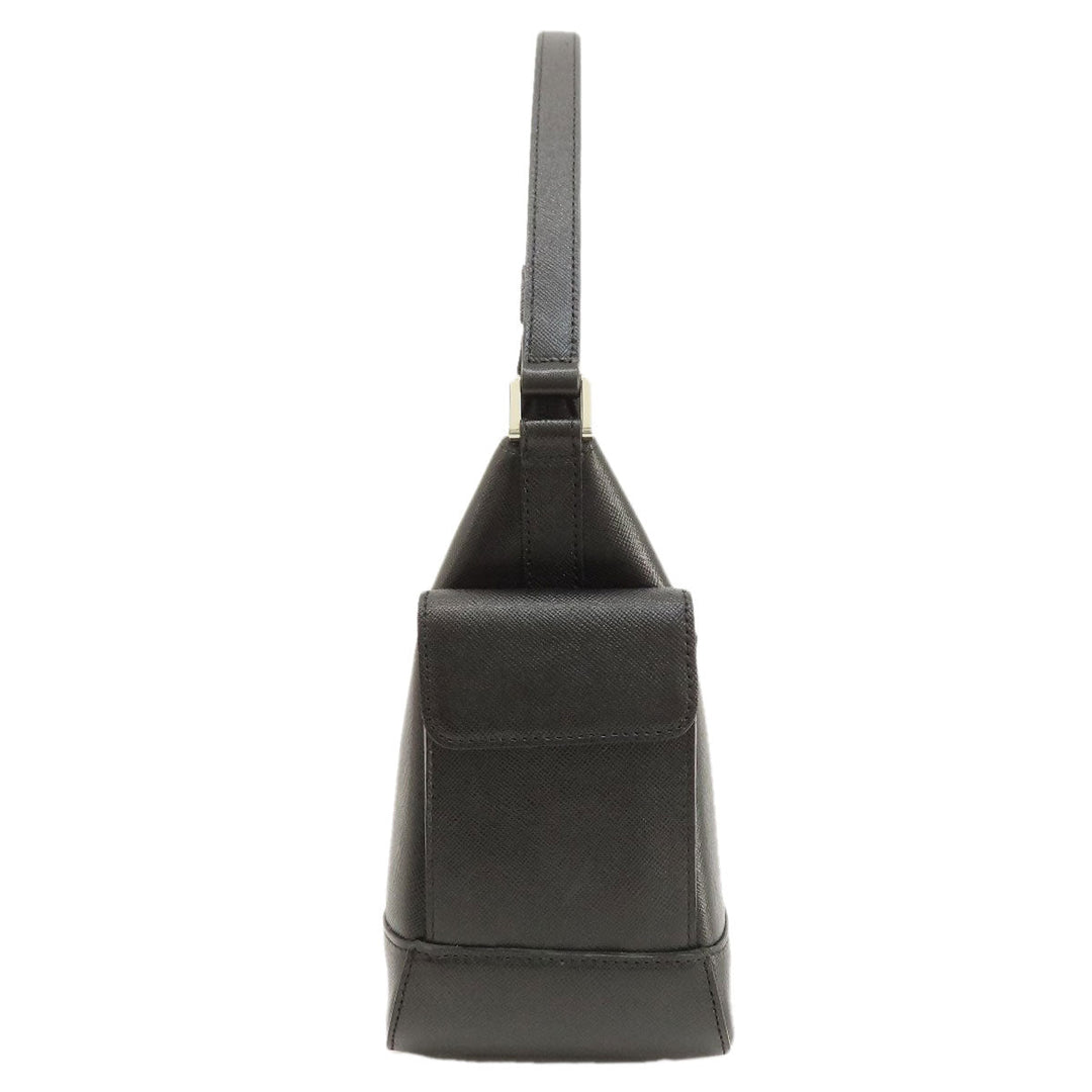 BURBERRY Handbag PVC beige logo one belt Women Used Authentic