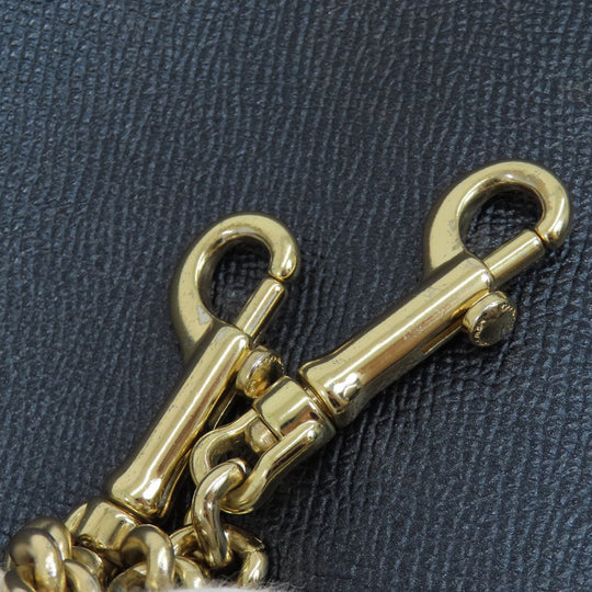 COACH Handbag F29665 PVC black 2WAY Women Used Authentic