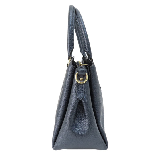 COACH Handbag F29665 PVC black 2WAY Women Used Authentic