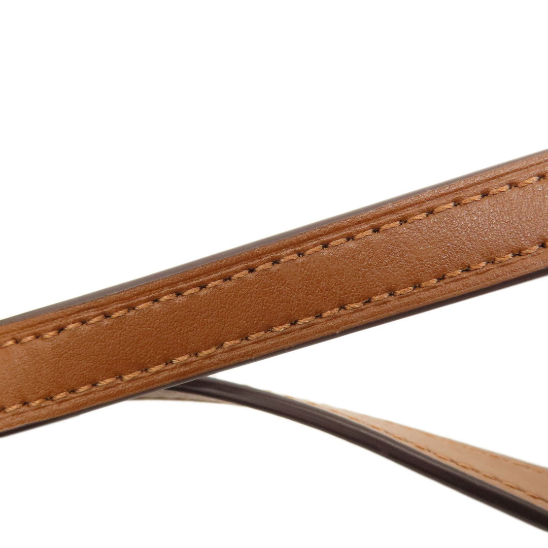 COACH Tote Bag F67108 PVC Brown Signature Women Used Authentic