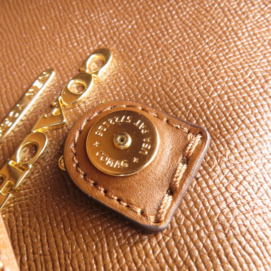 COACH Tote Bag F67108 PVC Brown Signature Women Used Authentic