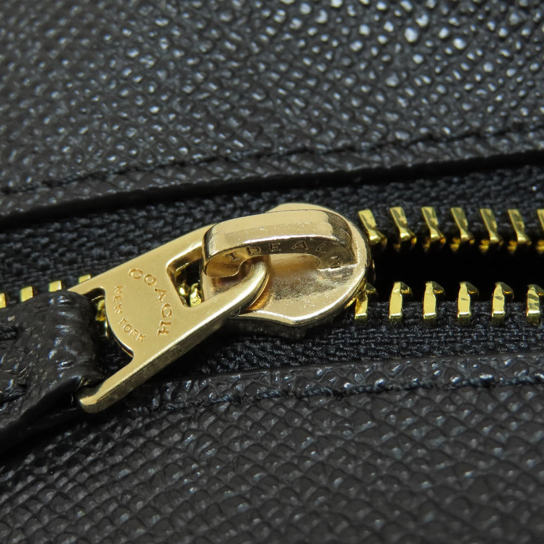 COACH Tote Bag F58846 leather black logo