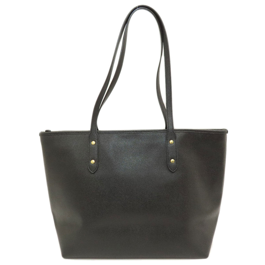 COACH Tote Bag F58846 leather black logo