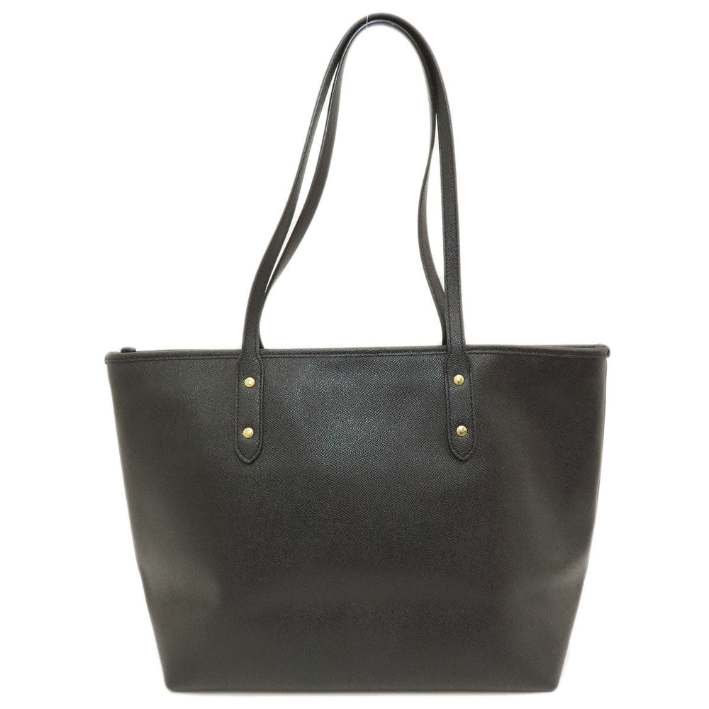 COACH Tote Bag F58846 leather black logo