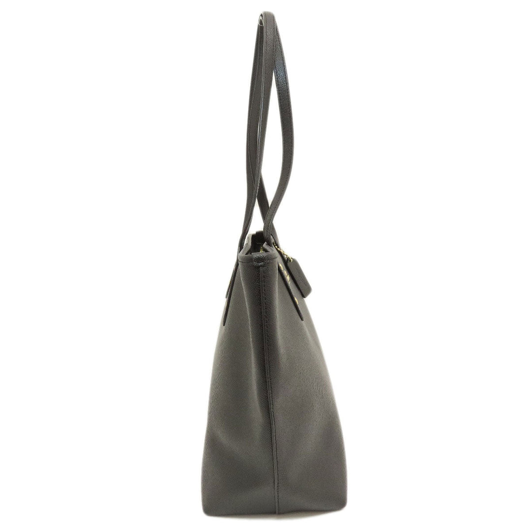 COACH Tote Bag F58846 leather black logo