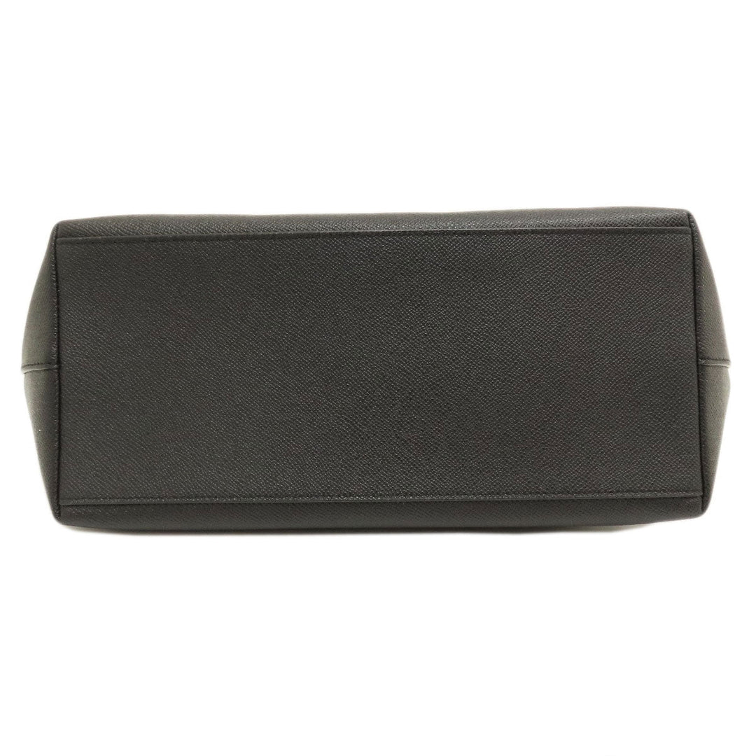 COACH Tote Bag F58846 leather black logo