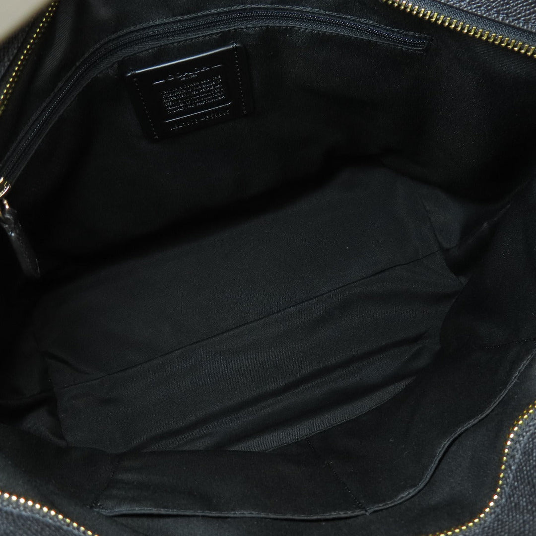 COACH Tote Bag F58846 leather black logo