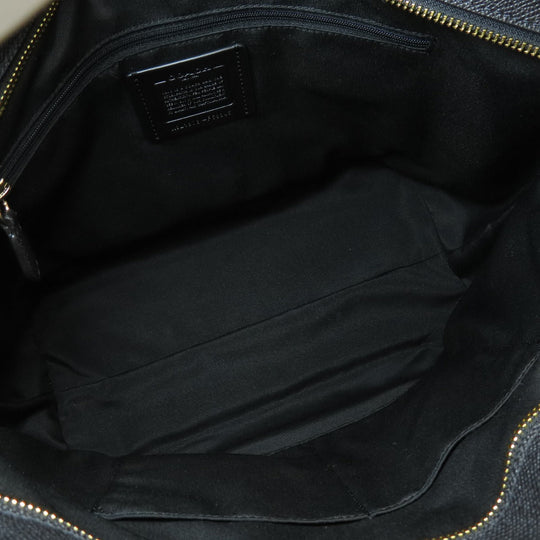 COACH Tote Bag F58846 leather black logo
