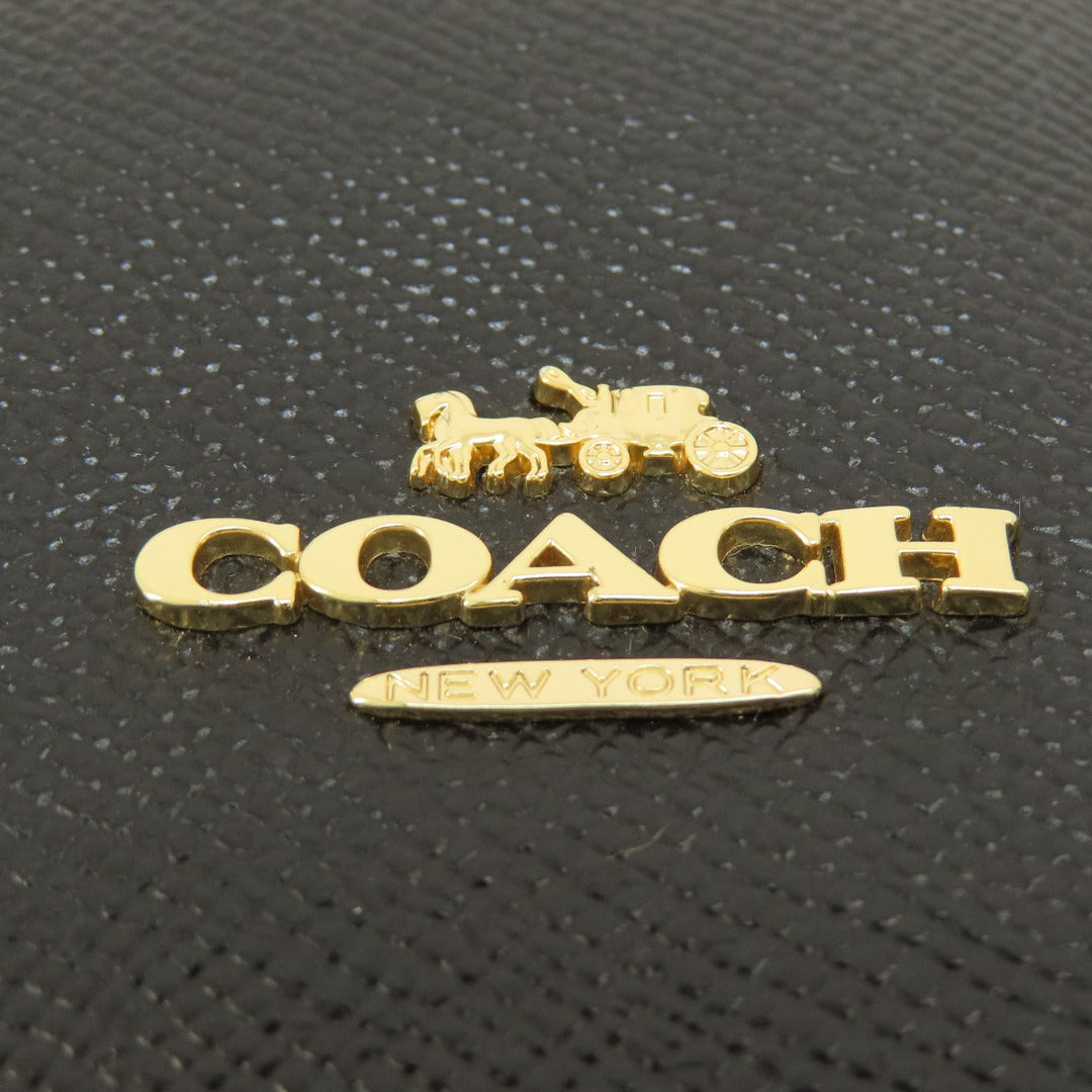 COACH Tote Bag F58846 leather black logo