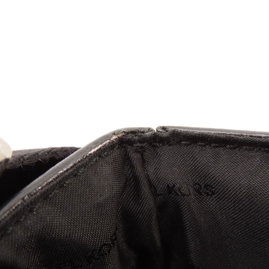 MICHAEL KORS Shoulder Bag leather Red logo Women Used Authentic