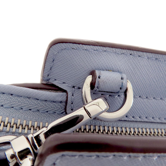 MICHAEL KORS Shoulder Bag leather blue logoMetal