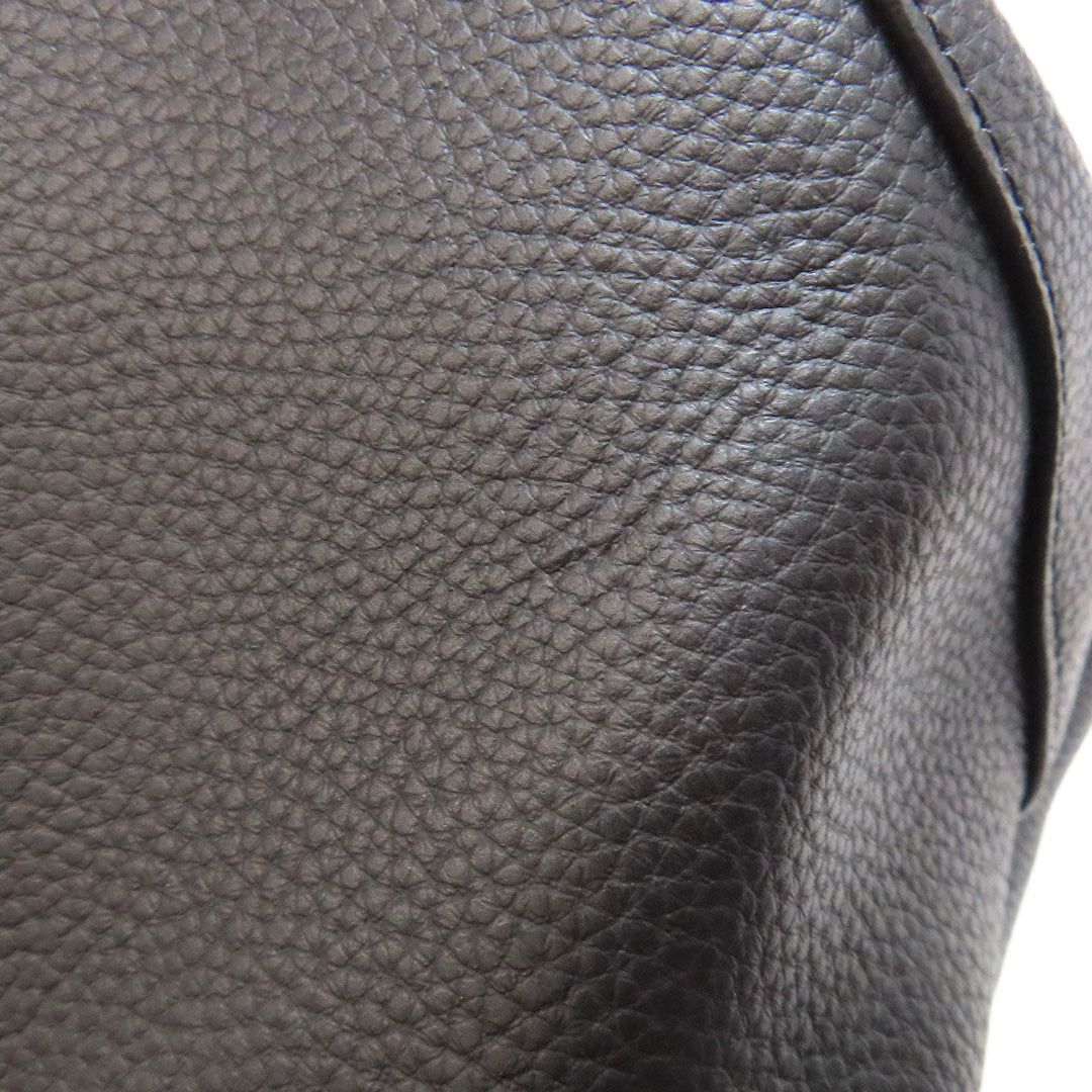 COACH Tote Bag ‚e72673 leather black logo Women Used Authentic