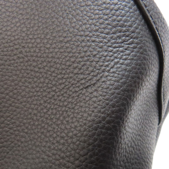 COACH Tote Bag ‚e72673 leather black logo Women Used Authentic