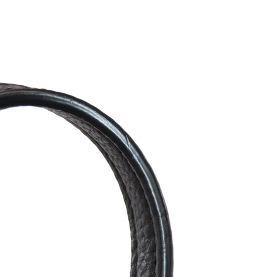 COACH Tote Bag ‚e72673 leather black logo Women Used Authentic