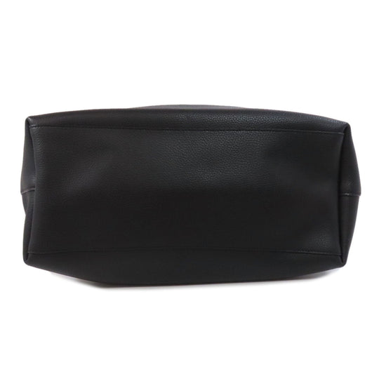 COACH Tote Bag ‚e72673 leather black logo Women Used Authentic