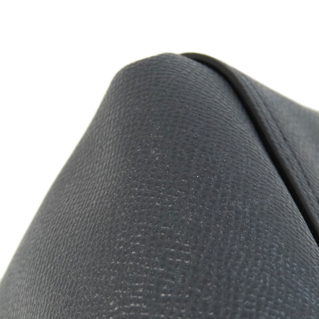 COACH Tote Bag F25397 leather black logo 2WAY Women Used Authentic