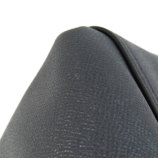 COACH Tote Bag F25397 leather black logo 2WAY Women Used Authentic