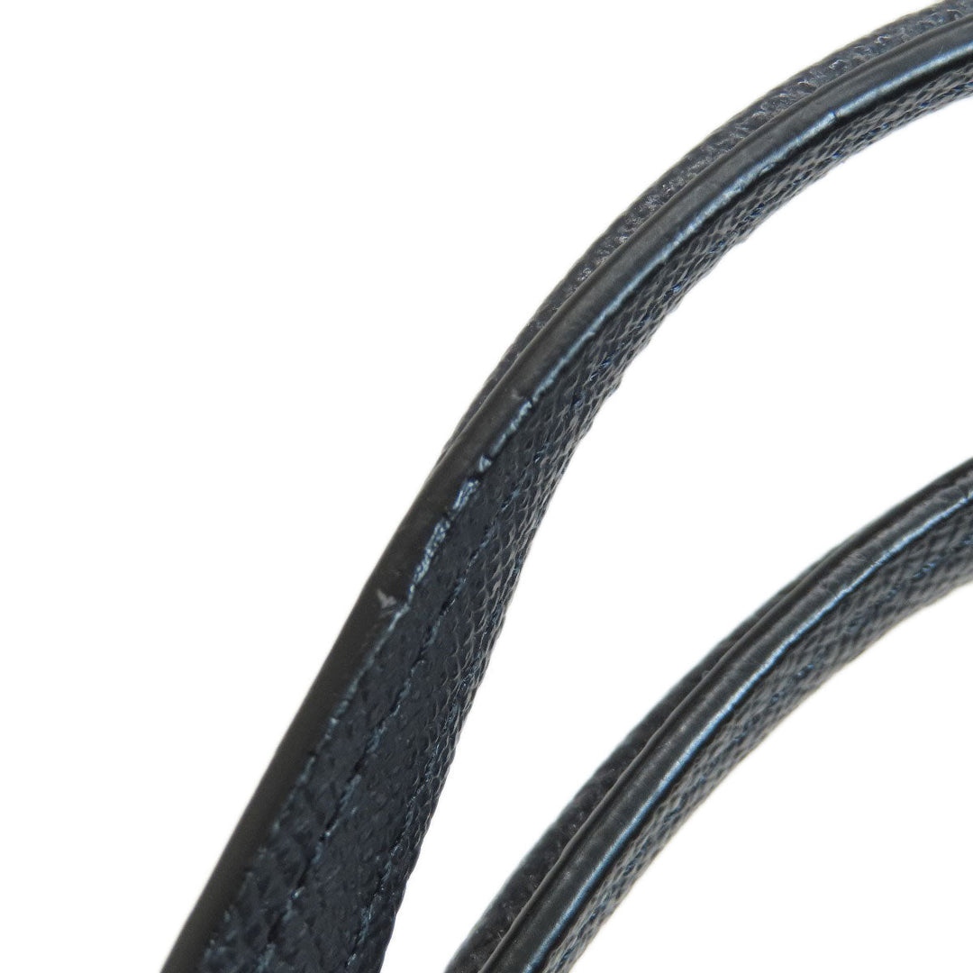 COACH Tote Bag F25397 leather black logo 2WAY Women Used Authentic