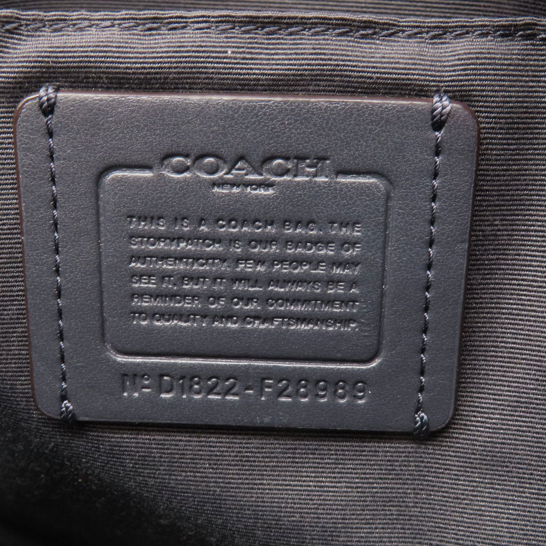 COACH Handbag F28989 PVC Brown Signature 2WAY