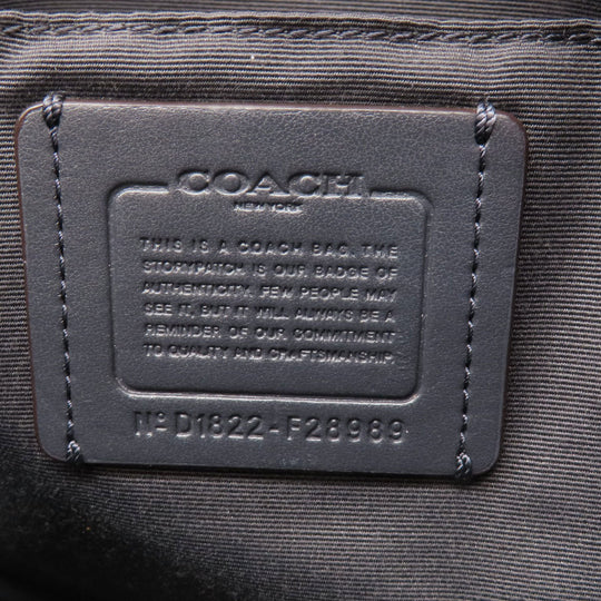 COACH Handbag F28989 PVC Brown Signature 2WAY