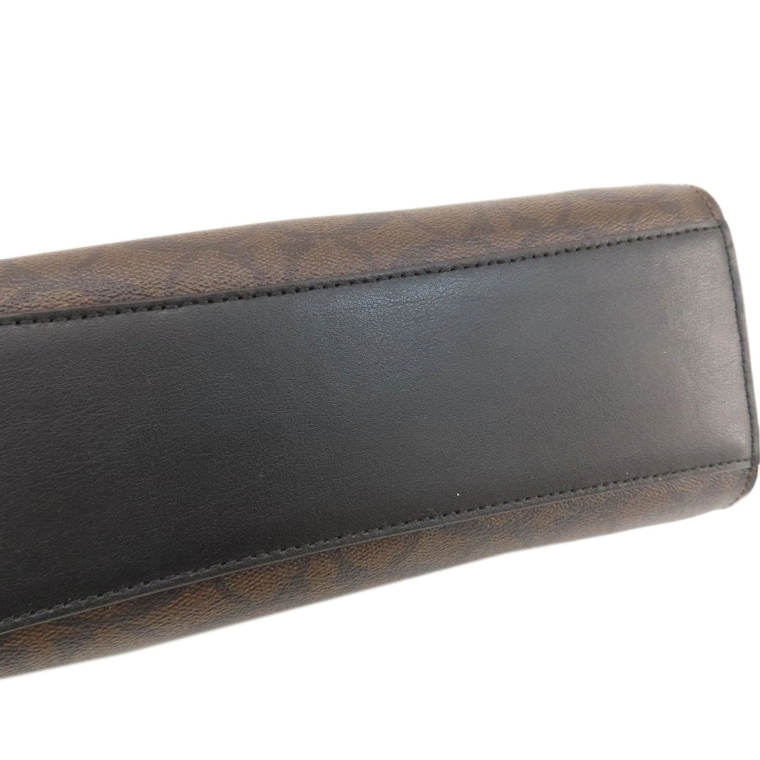 COACH Handbag F31957 PVC black Signature 2WAY