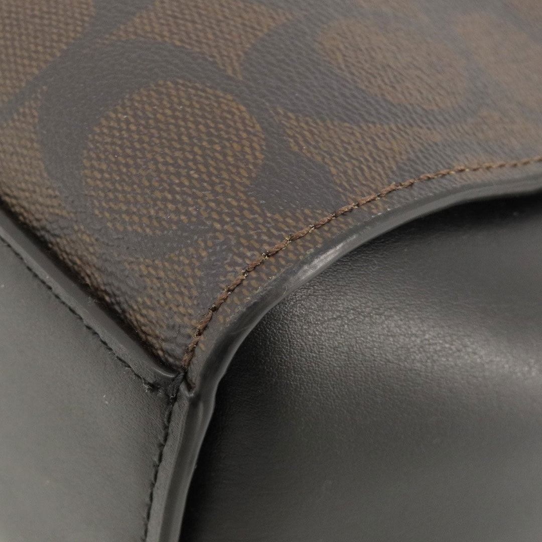 COACH Handbag F31957 PVC black Signature 2WAY