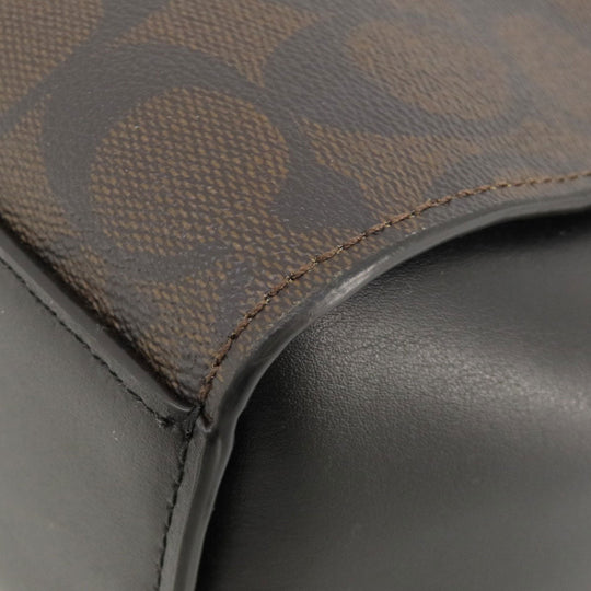 COACH Handbag F31957 PVC black Signature 2WAY