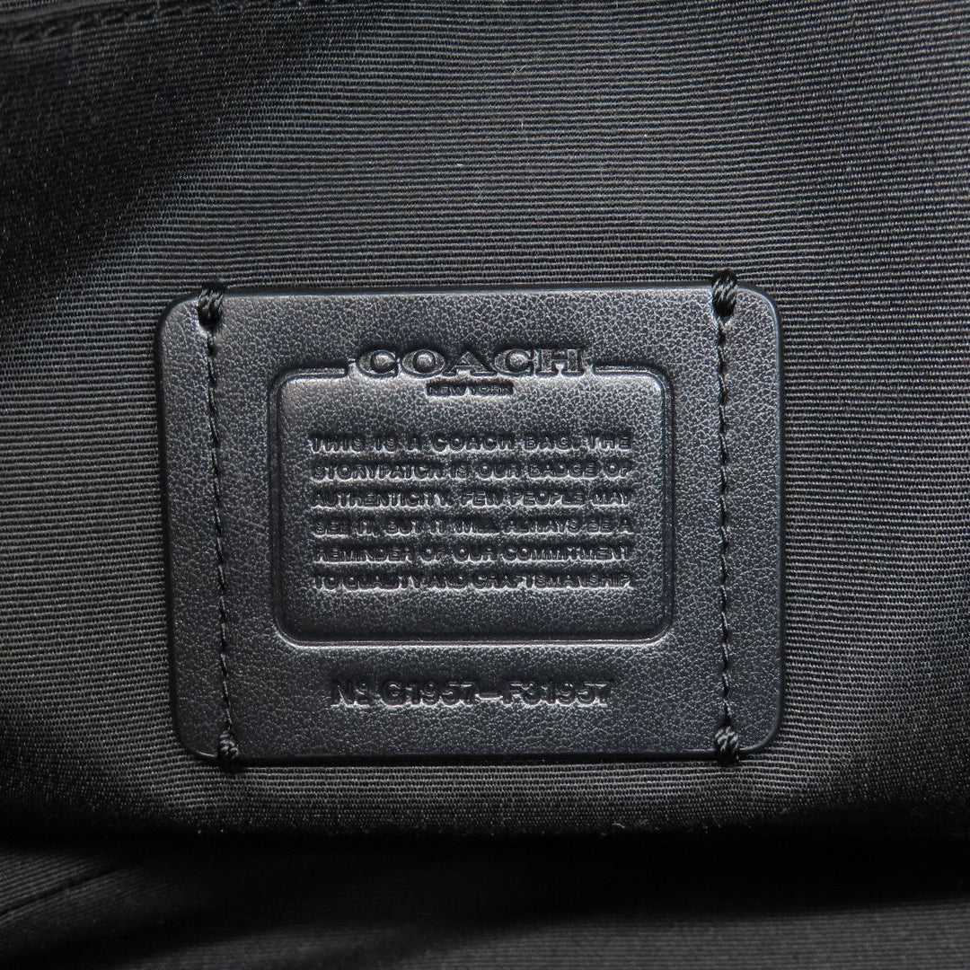 COACH Handbag F31957 PVC black Signature 2WAY