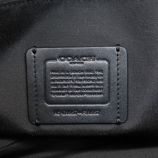 COACH Handbag F31957 PVC black Signature 2WAY