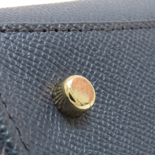 COACH Handbag 33996 leather Navy Crosby Carryall 2WAY