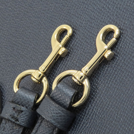 COACH Handbag 33996 leather Navy Crosby Carryall 2WAY