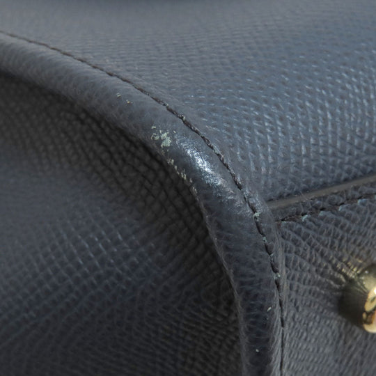 COACH Handbag 33996 leather Navy Crosby Carryall 2WAY