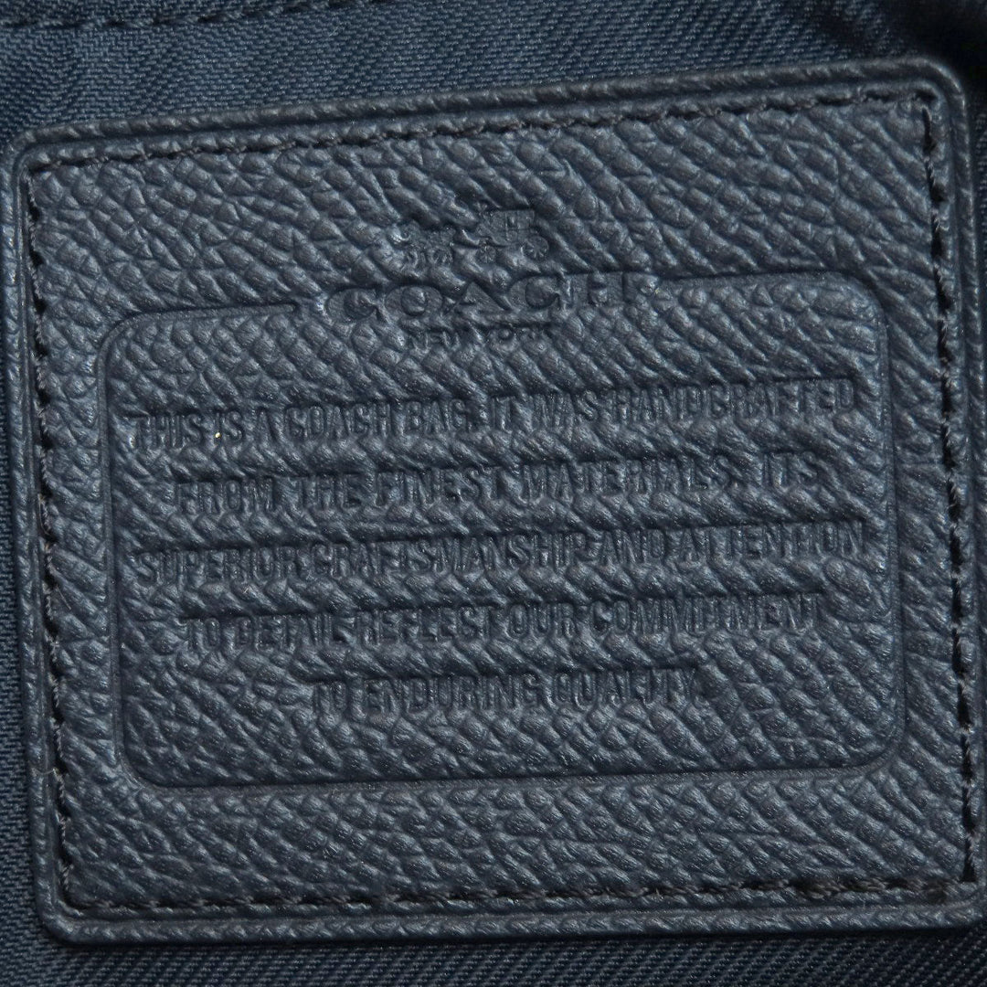 COACH Handbag 33996 leather Navy Crosby Carryall 2WAY